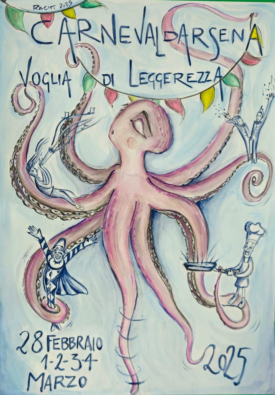 Manifesto Carnevaldarsena 2025 - Matteo Raciti
