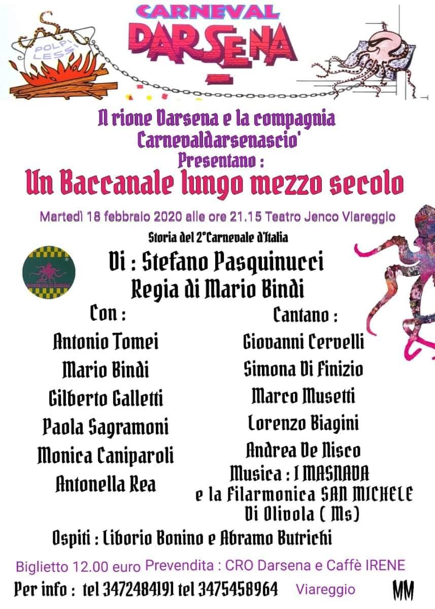 LA STORIA DEL RIONE DARSENA IN UNO SPETTACOLO…