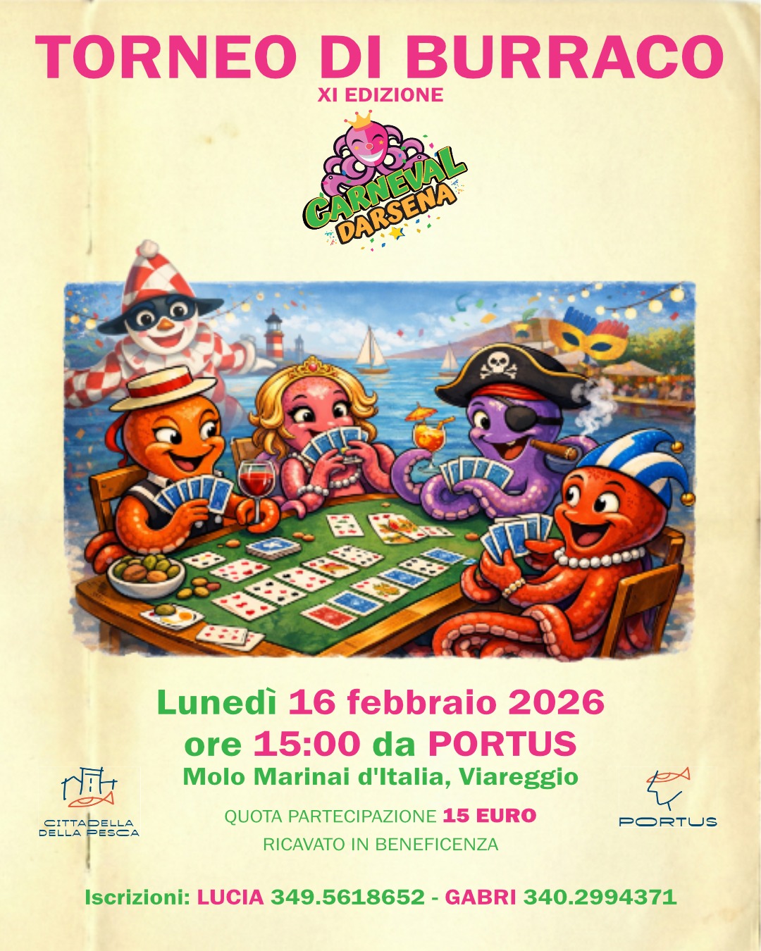 🎴 TORNEO DI BURRACO – XI EDIZIONE 🐙