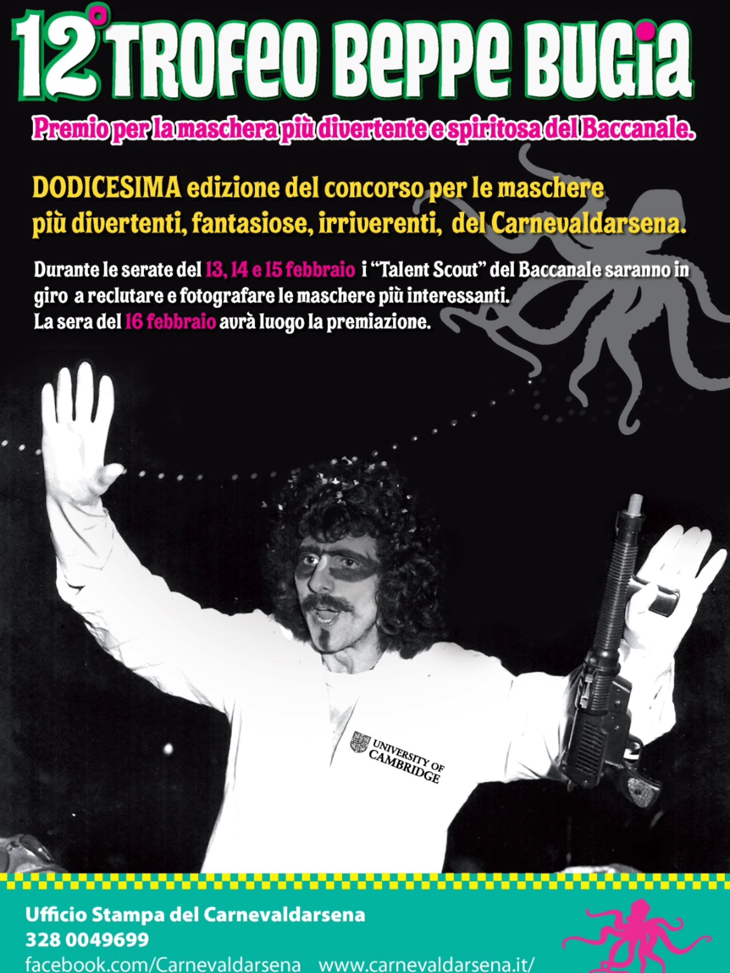In maschera è meglio. Noi del Carnevaldarsena siamo…