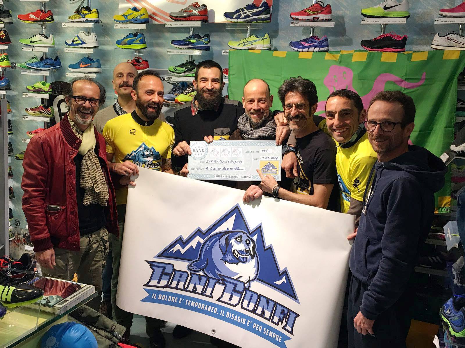 I CANI GONFI DONANO A INK FOR CHARITY…