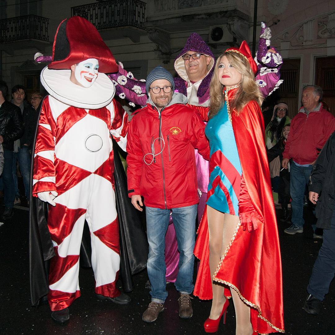Il presidente del #carnevaldarsena con Burlamacco, Ondina…