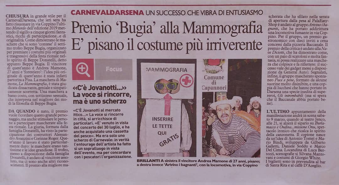 Parlano del #premiobeppebugia
