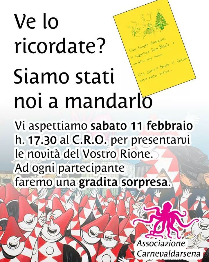 ATTENZIONE questo messaggio è solo per i darsenotti…