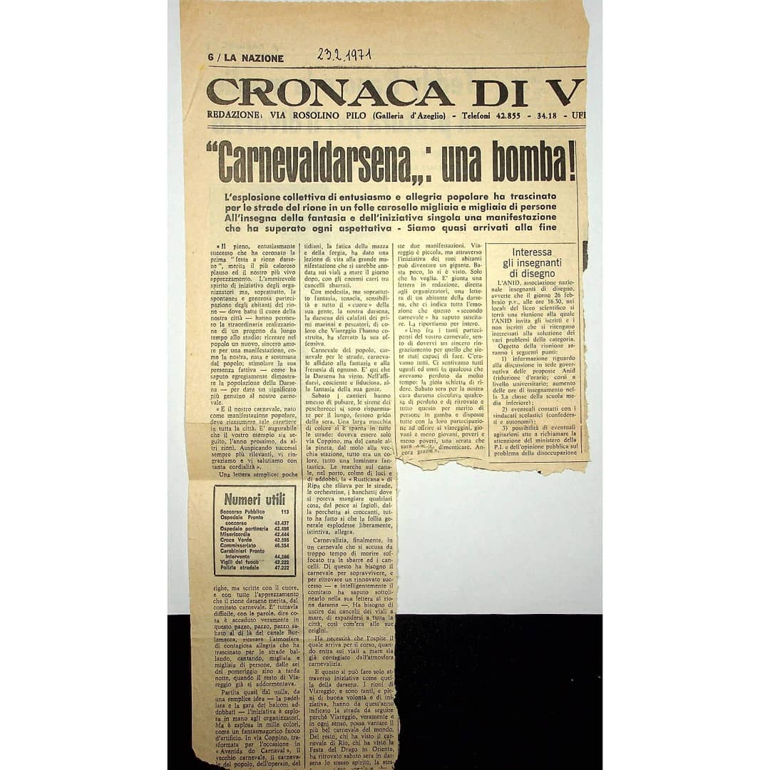 23.02.1971 con questo articolo la stampa ha raccontato…